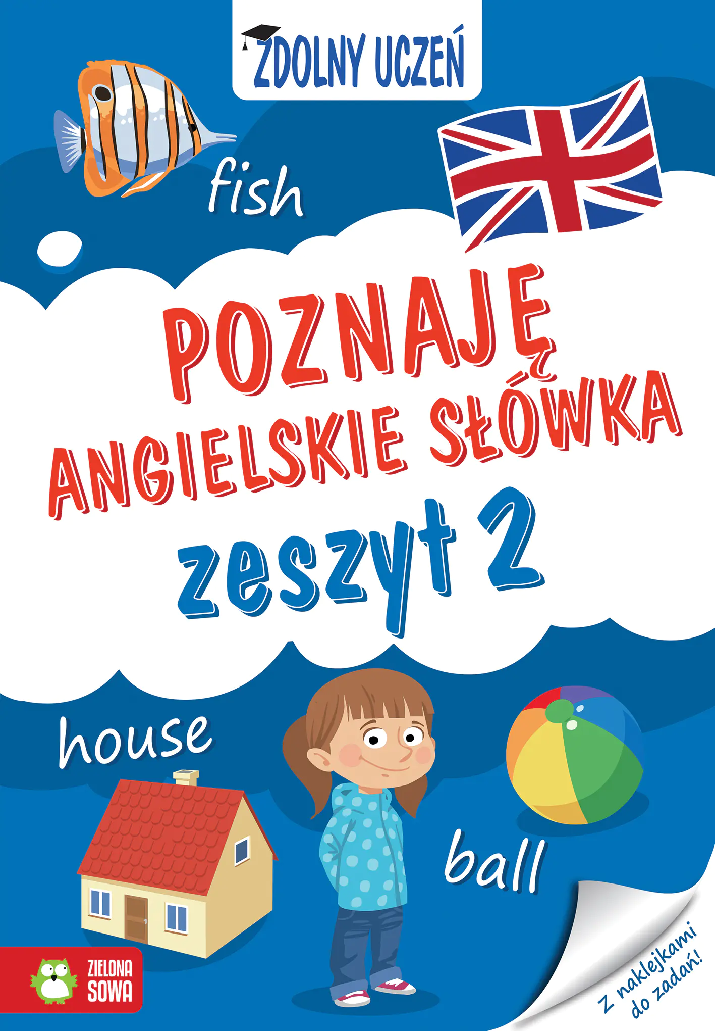 Książka - Poznaję angielskie słówka. Zdolny uczeń. Zeszyt 2