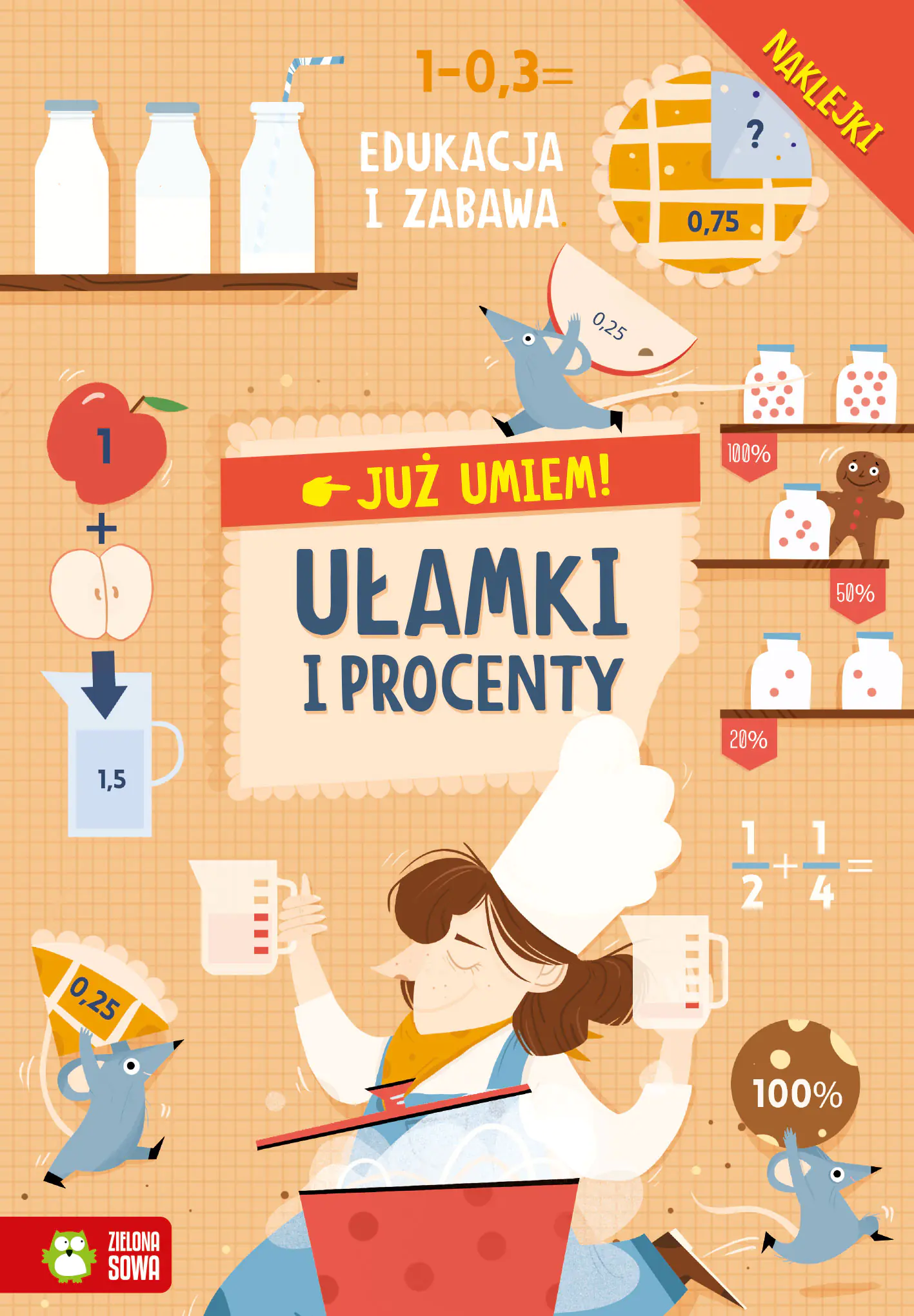 Książka - Ułamki i procenty. Już umiem