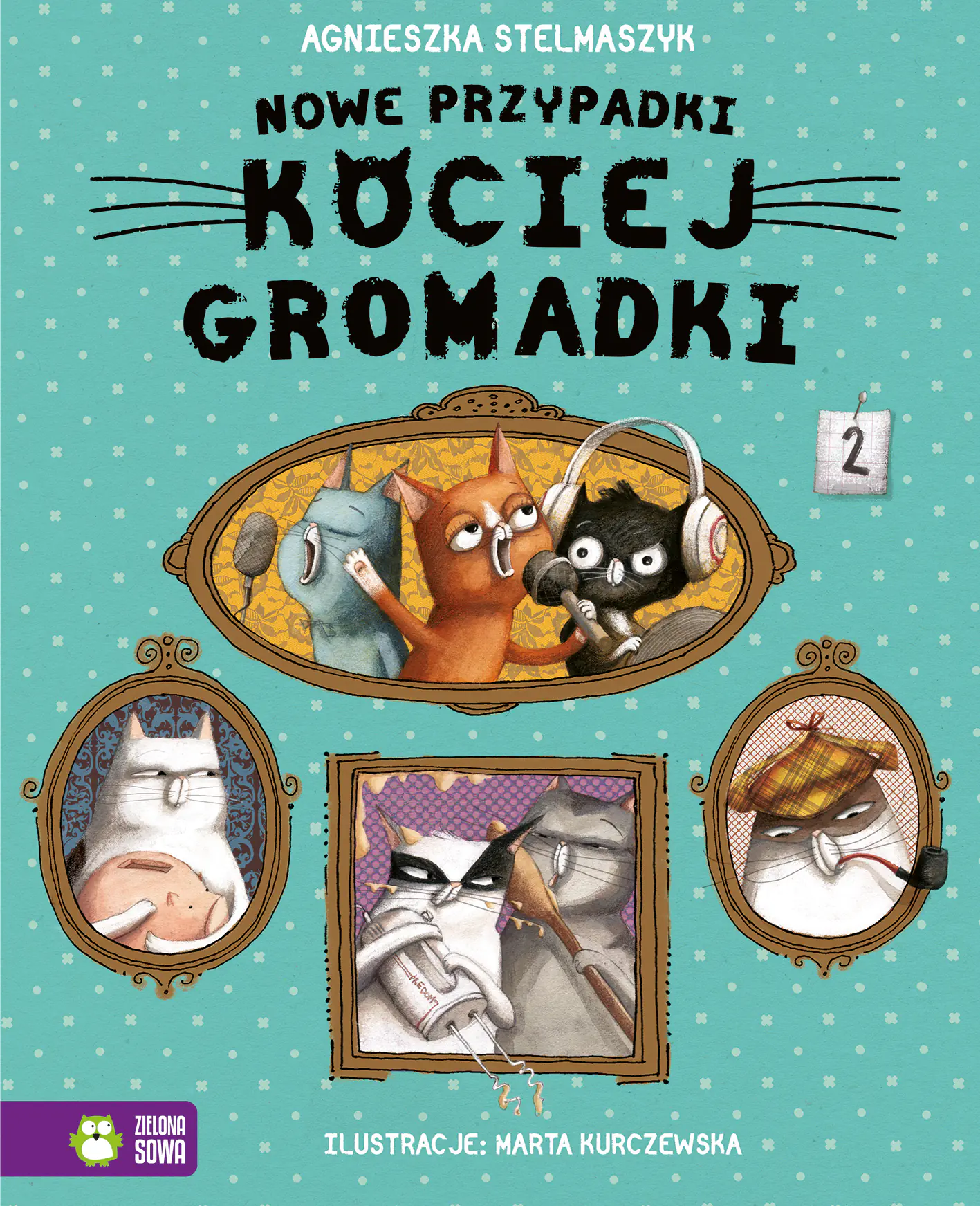 Książka - Nowe przypadki kociej gromadki