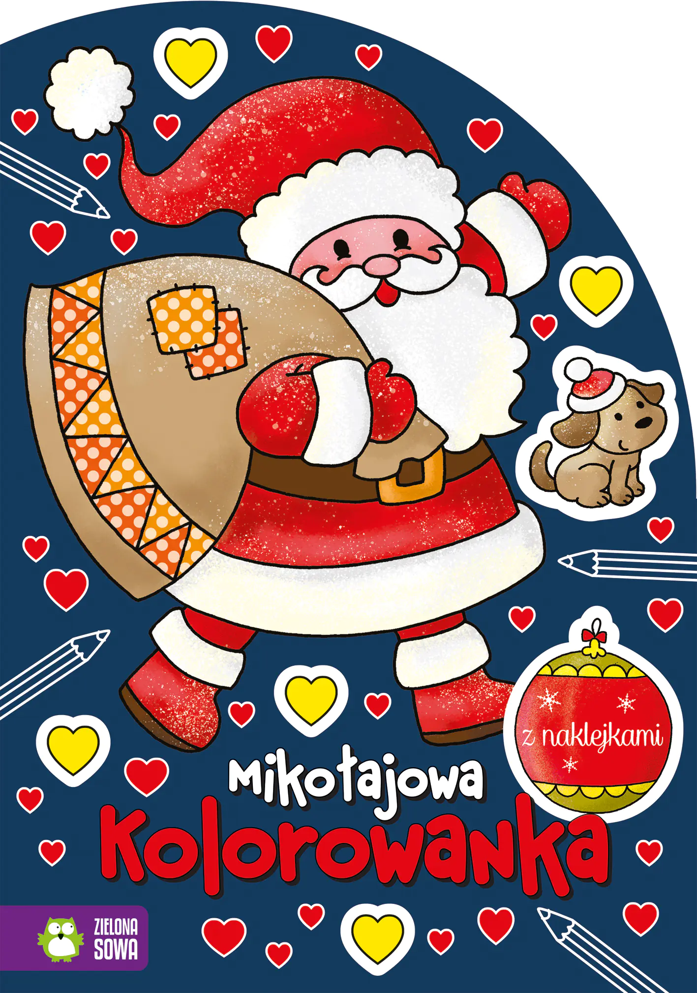 Książka - Mikołajowe kolorowanki