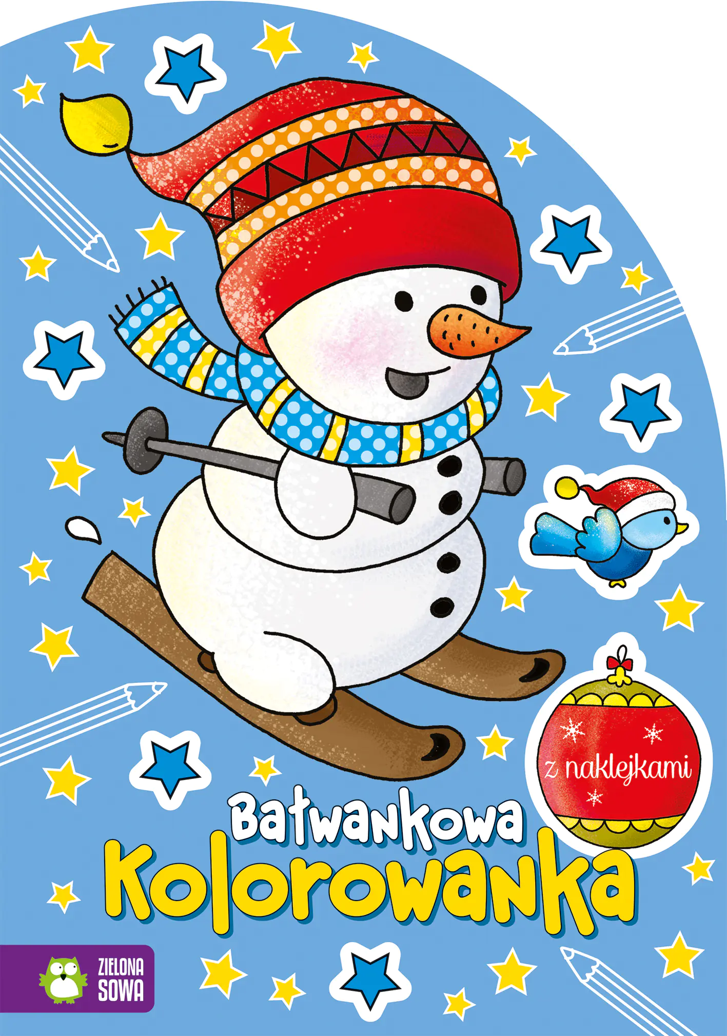 Książka - Bałwankowe kolorowanki