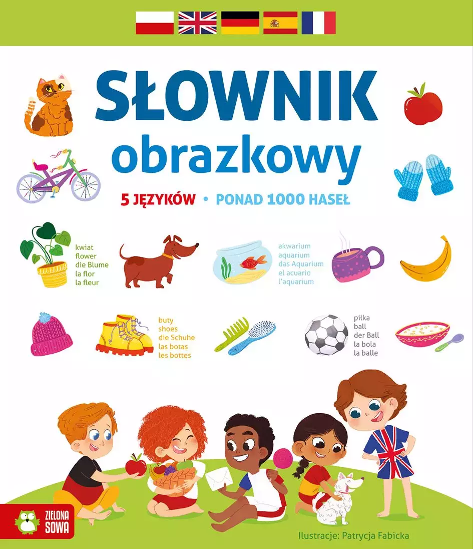 Książka - Słownik obrazkowy 5 języków