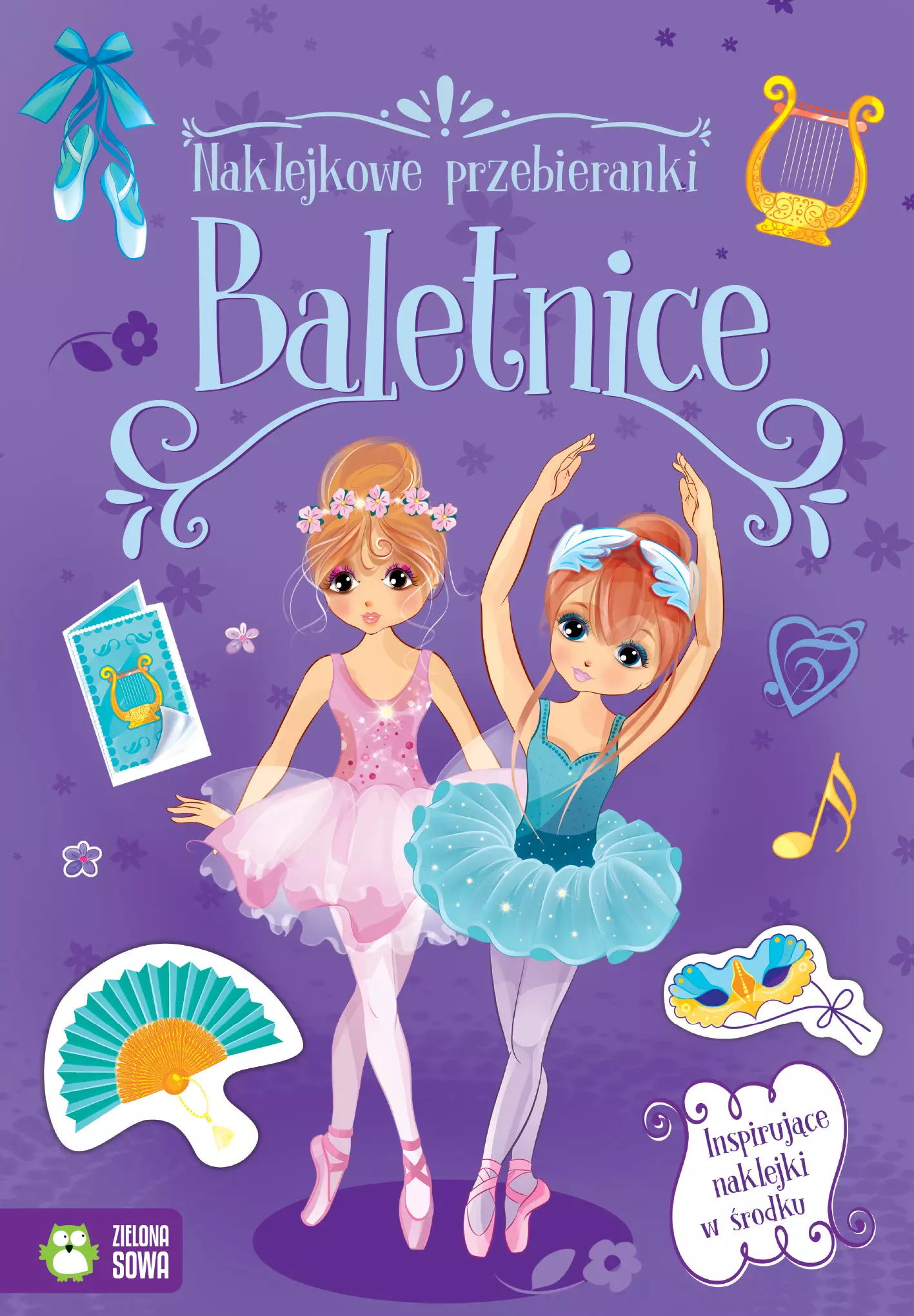 Książka - Baletnice. Naklejkowe przebieranki