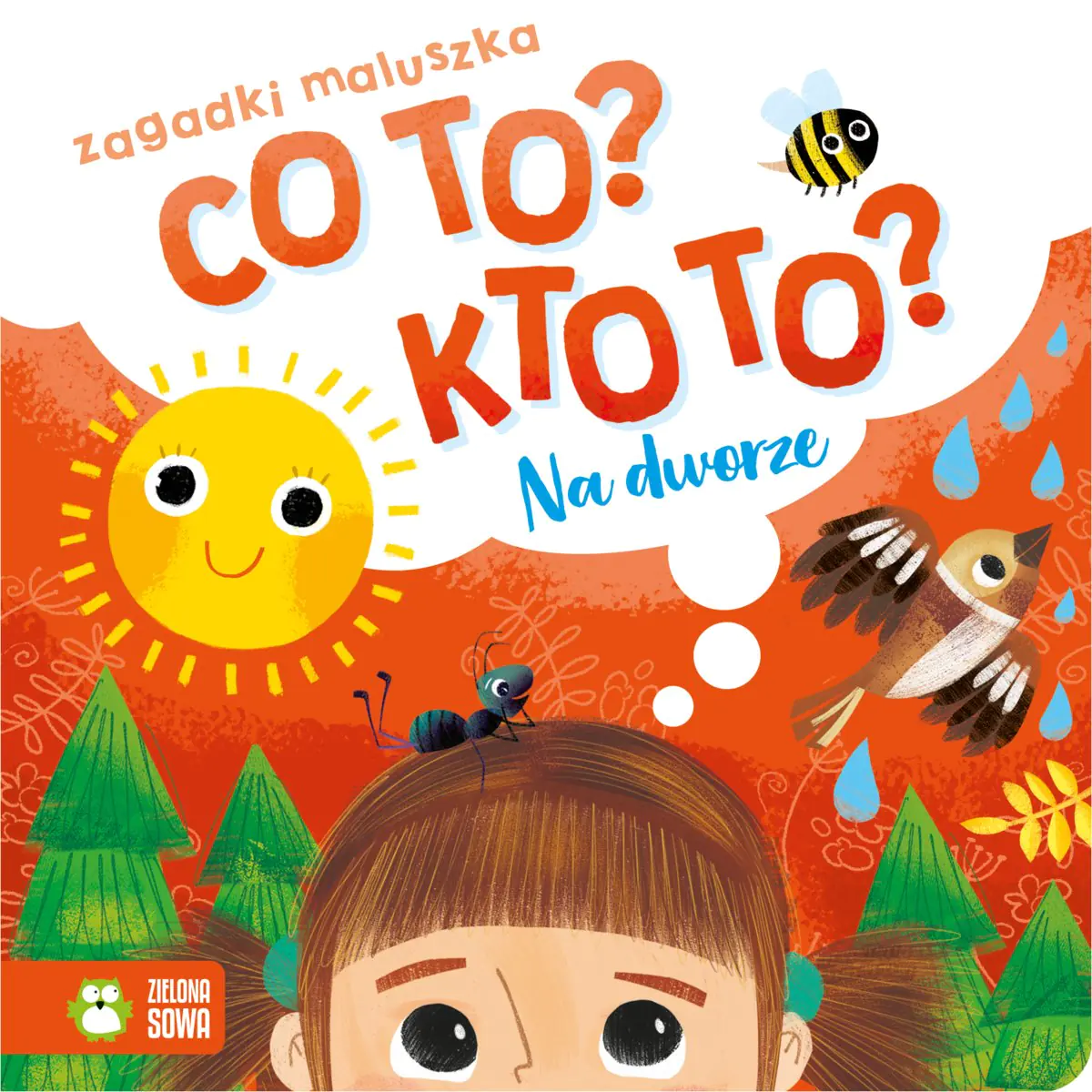 Książka - Na dworze. Co to? Kto to? Zagadki maluszka