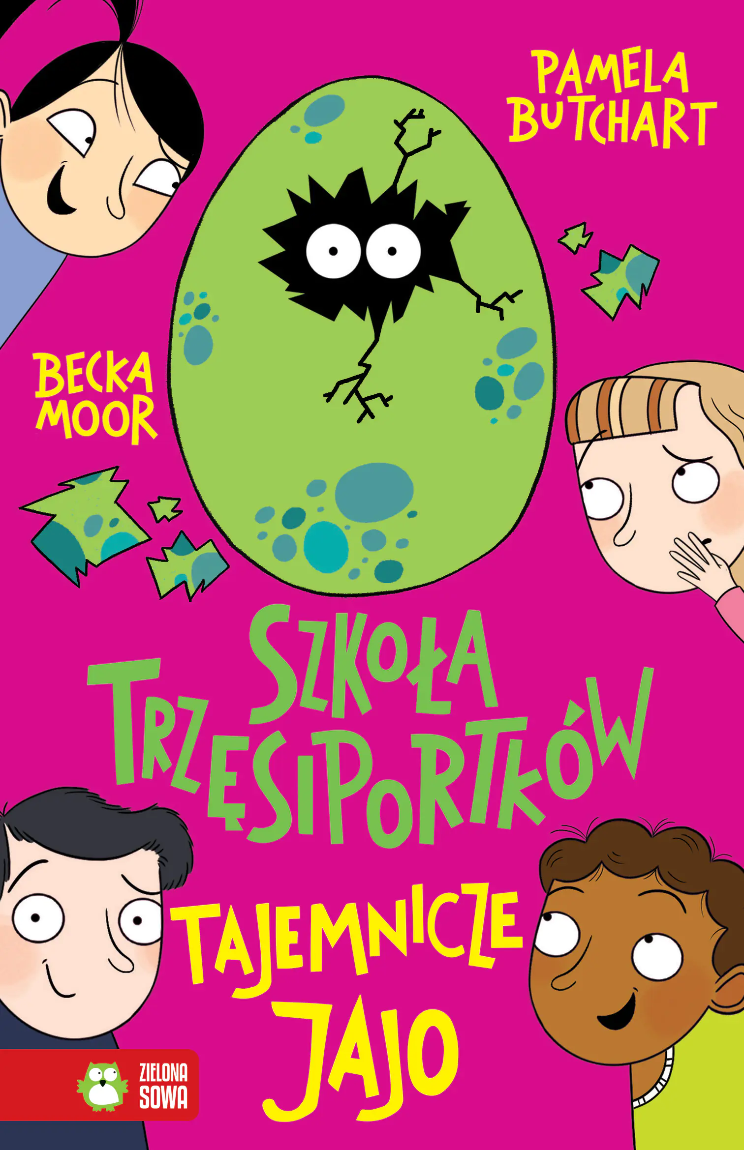 Książka - Tajemnicze jajo. Szkoła Trzęsiportków