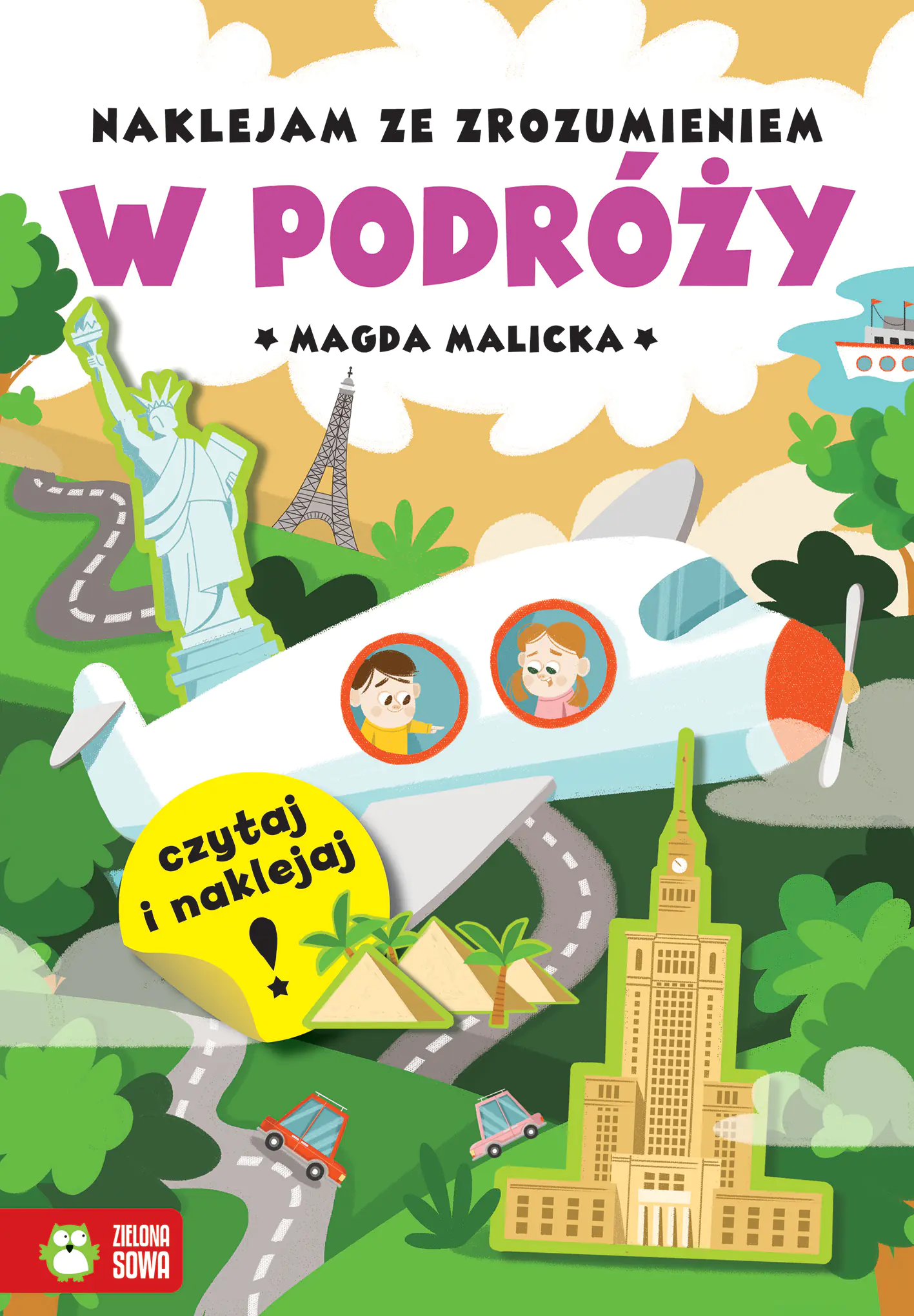 Książka - W podróży. Naklejam ze zrozumieniem