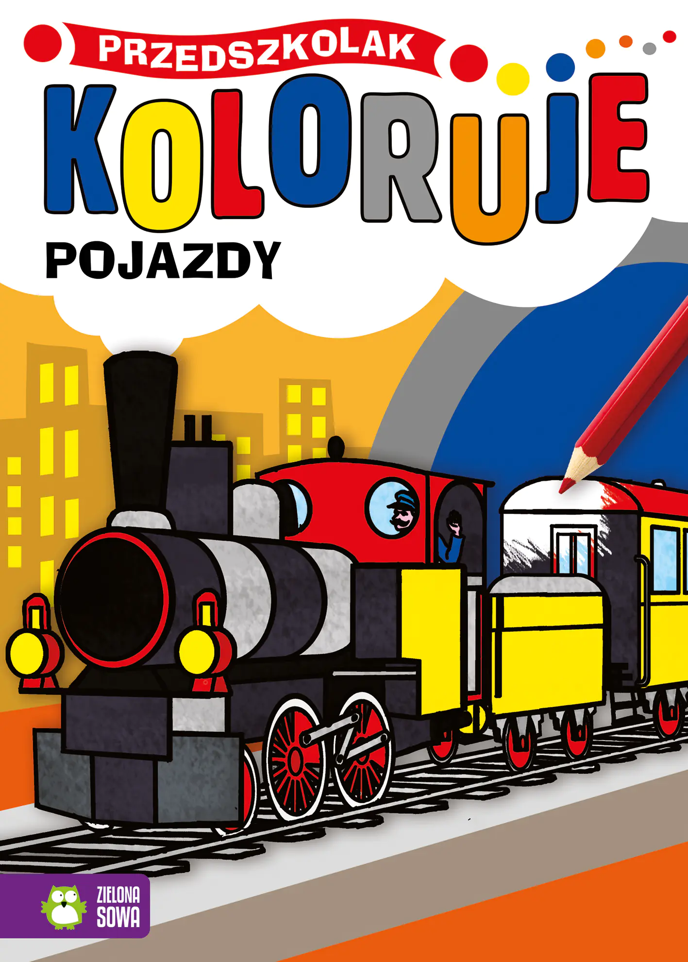 Książka - Pojazdy. Przedszkolak koloruje