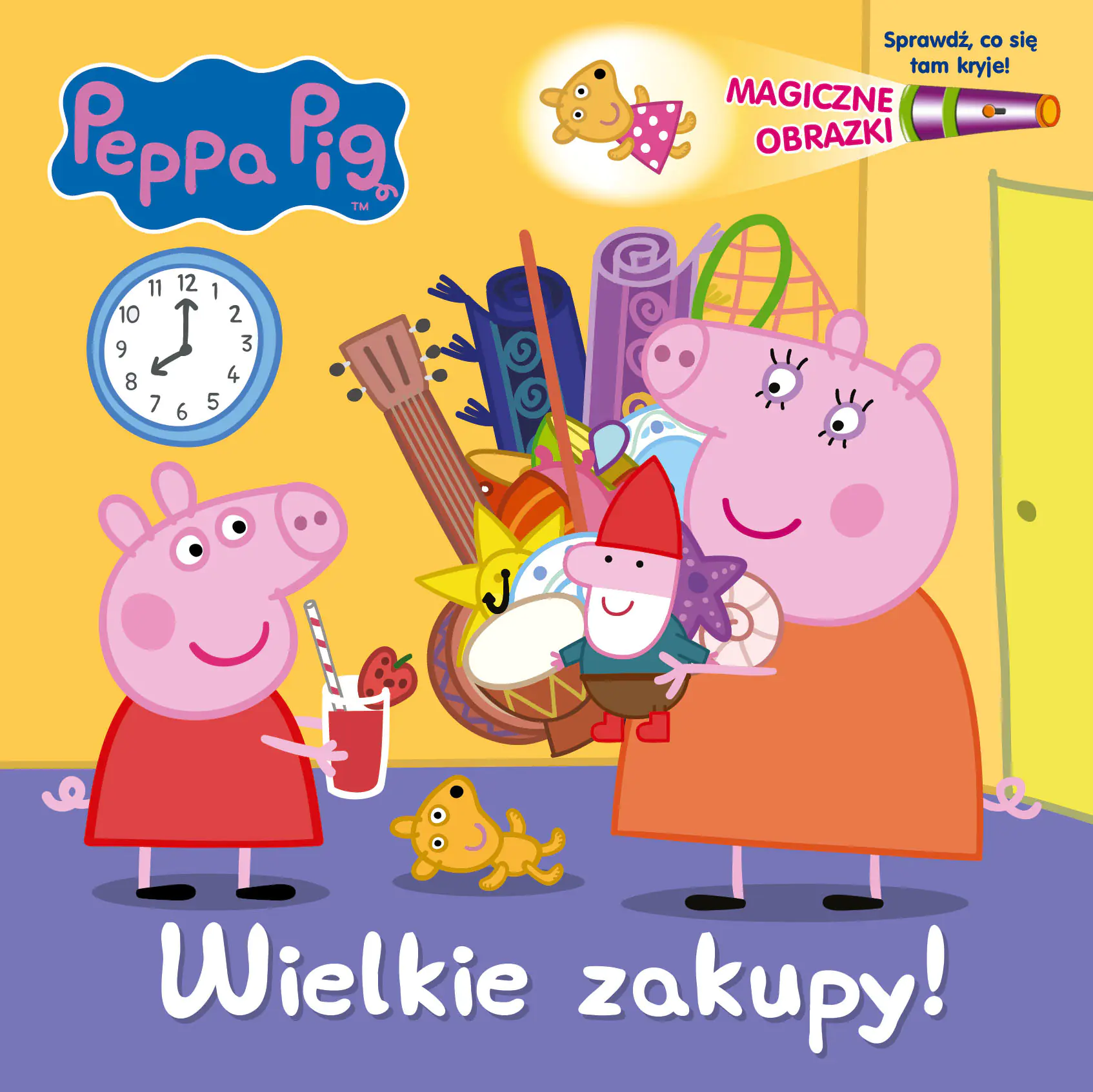 Książka - Świnka Peppa. Magiczne obrazki. Wielkie zakupy!