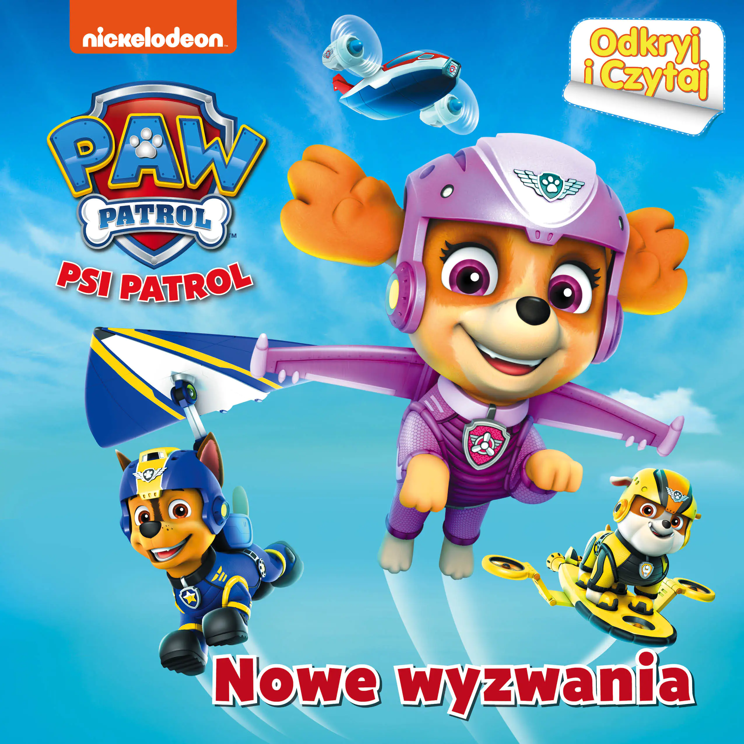Książka - Psi Patrol Odkryj i Czytaj