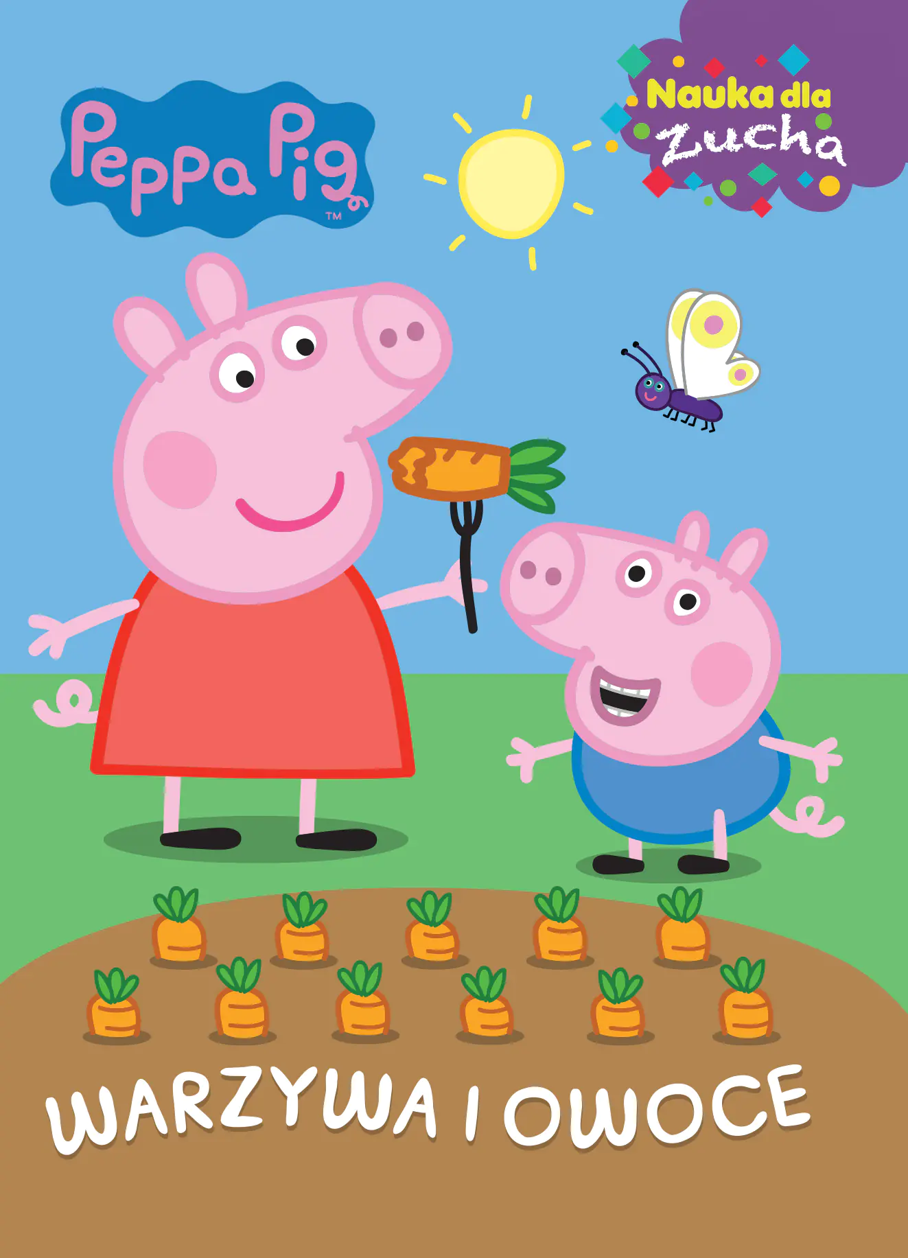 Książka - Świnka Peppa. Nauka dla zucha. Warzywa i owoce
