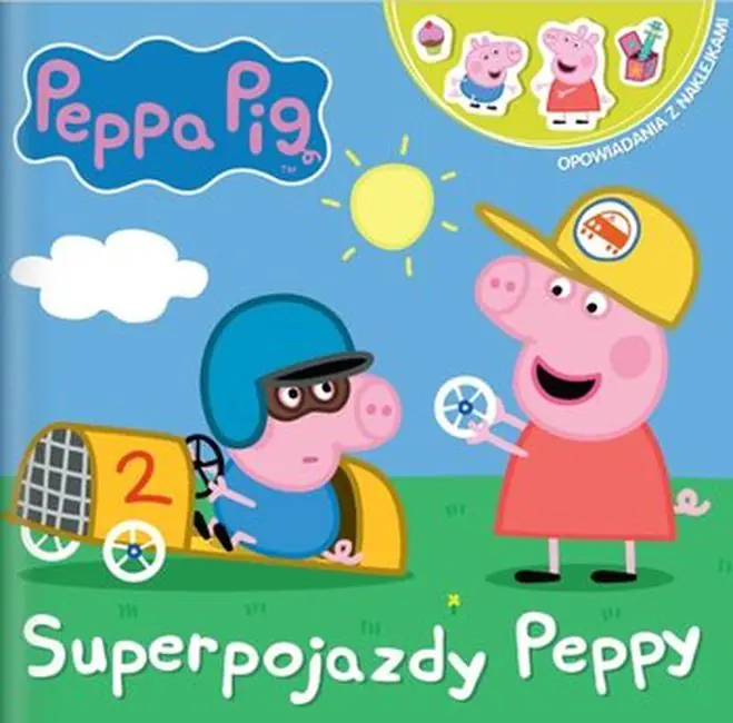 Książka - Peppa Pig Świnka Peppa Opowiadania z Naklejkami