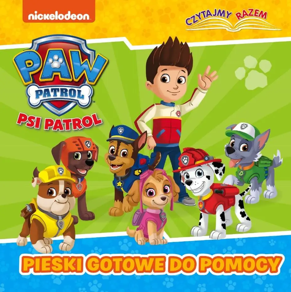Książka - Psi Patrol Czytajmy Razem