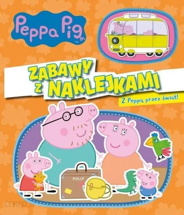 Książka - Peppa Pig Świnka Peppa Zabawy z Naklejkami
