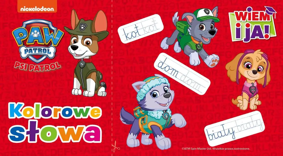 Książka - Psi Patrol Wiem i Ja