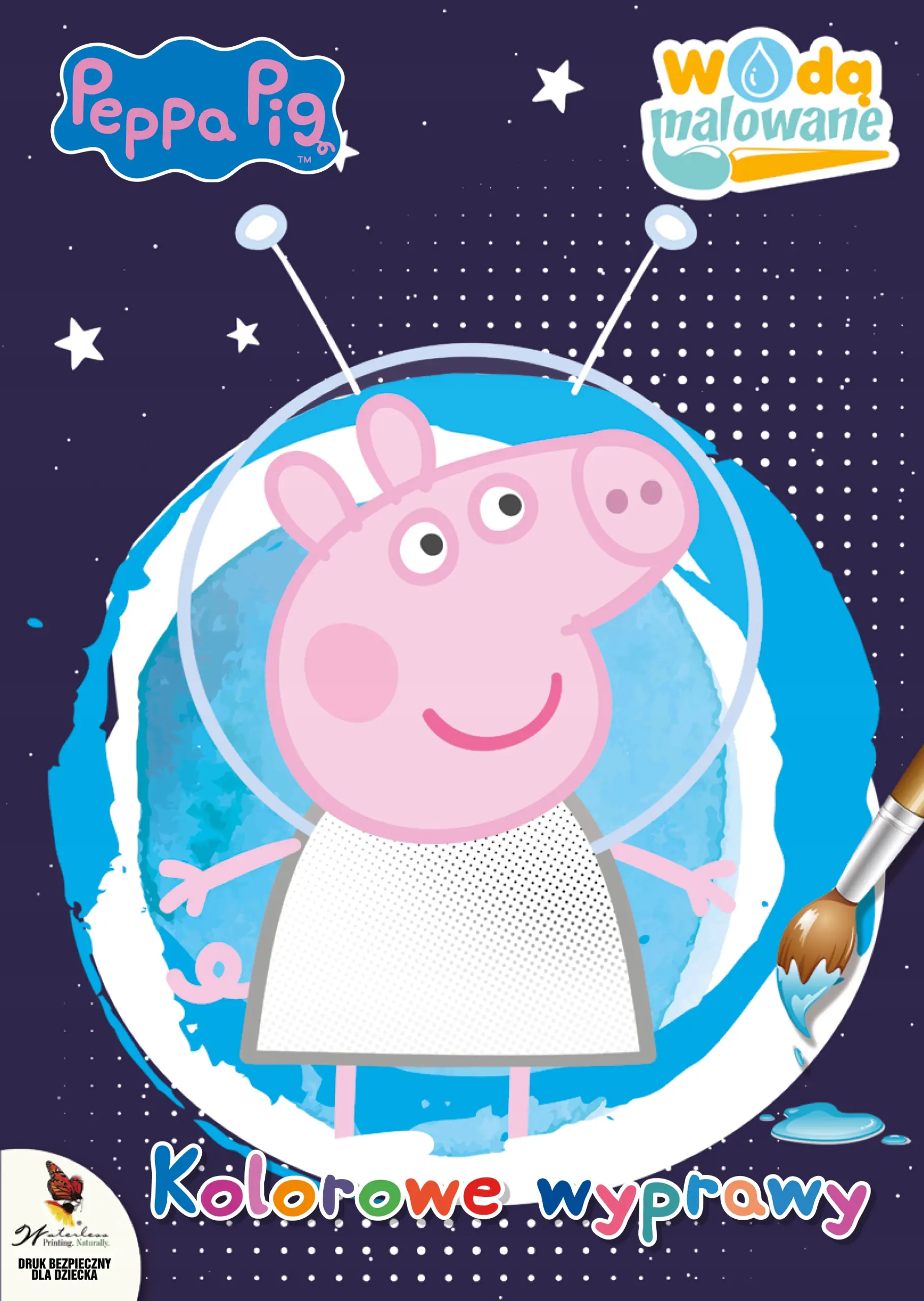 Książka - Peppa Pig Świnka Peppa Wodą Malowane