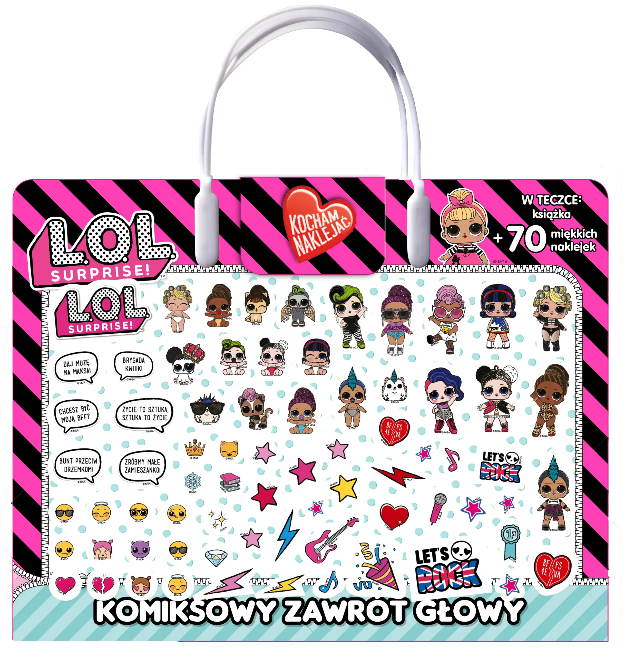 Książka - LOL Surprise Kocham Naklejać