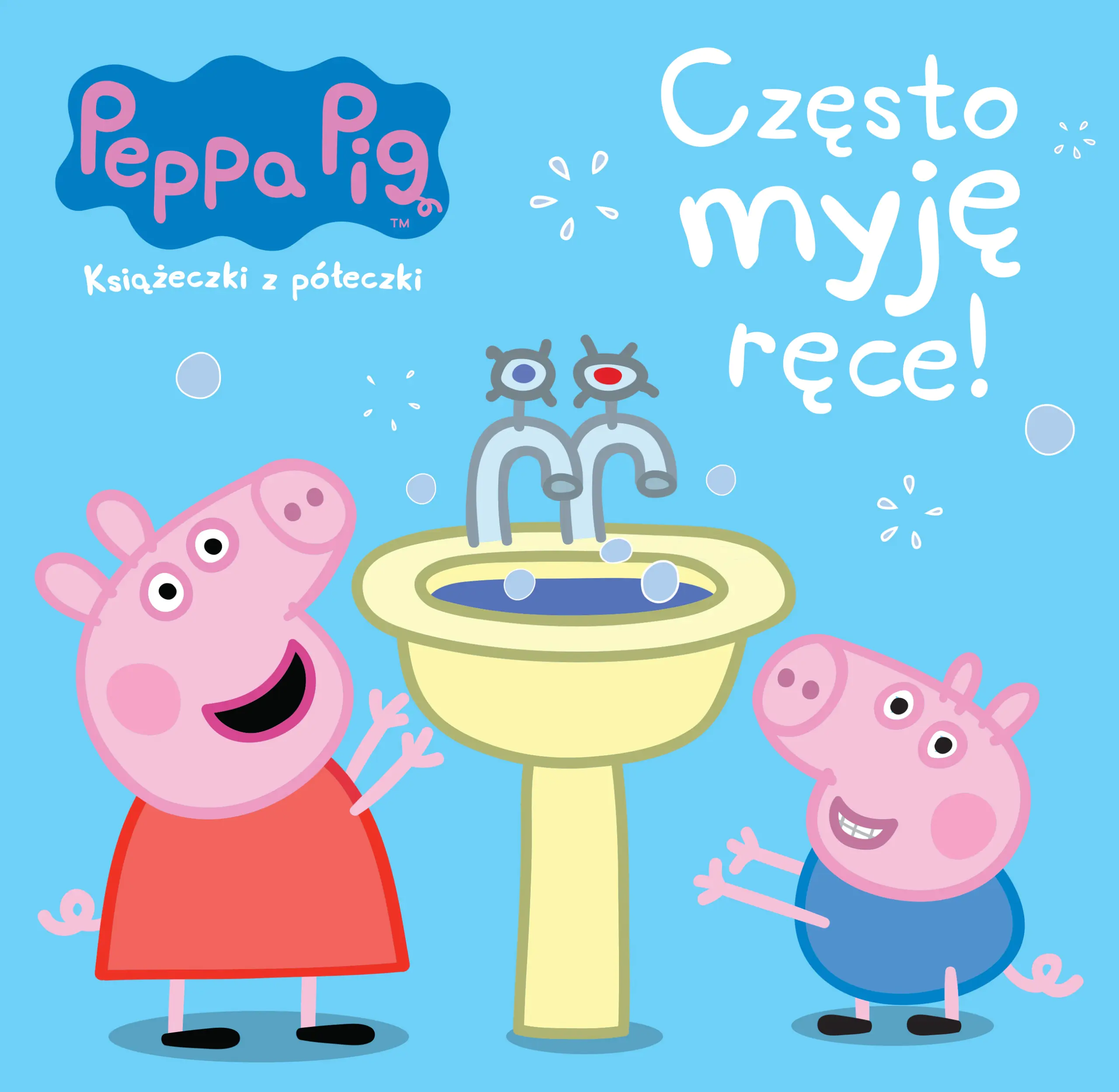Książka - Świnka Peppa. Książeczki z półeczki. Często myję ręce!