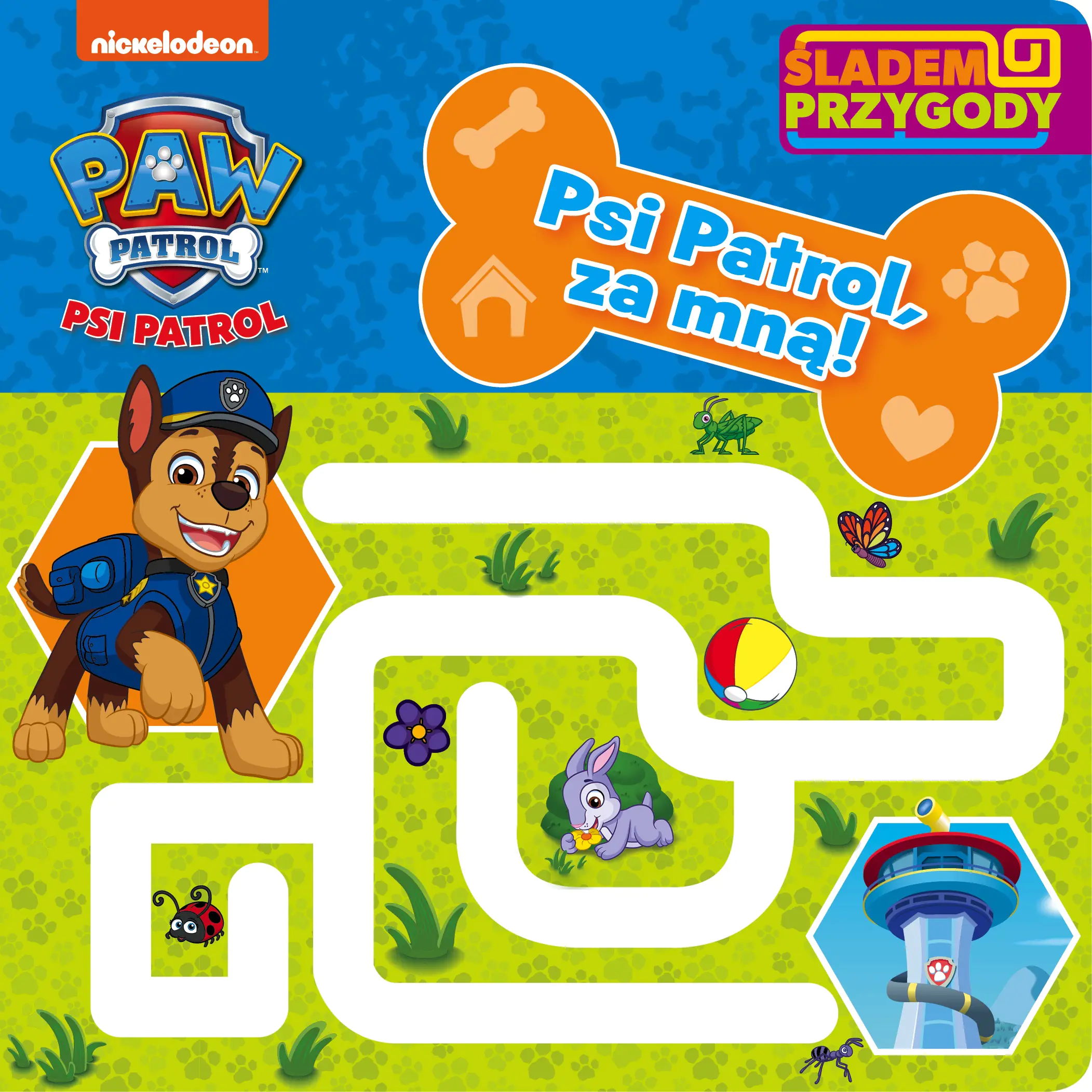 Książka - Psi Patrol Śladem Przygody