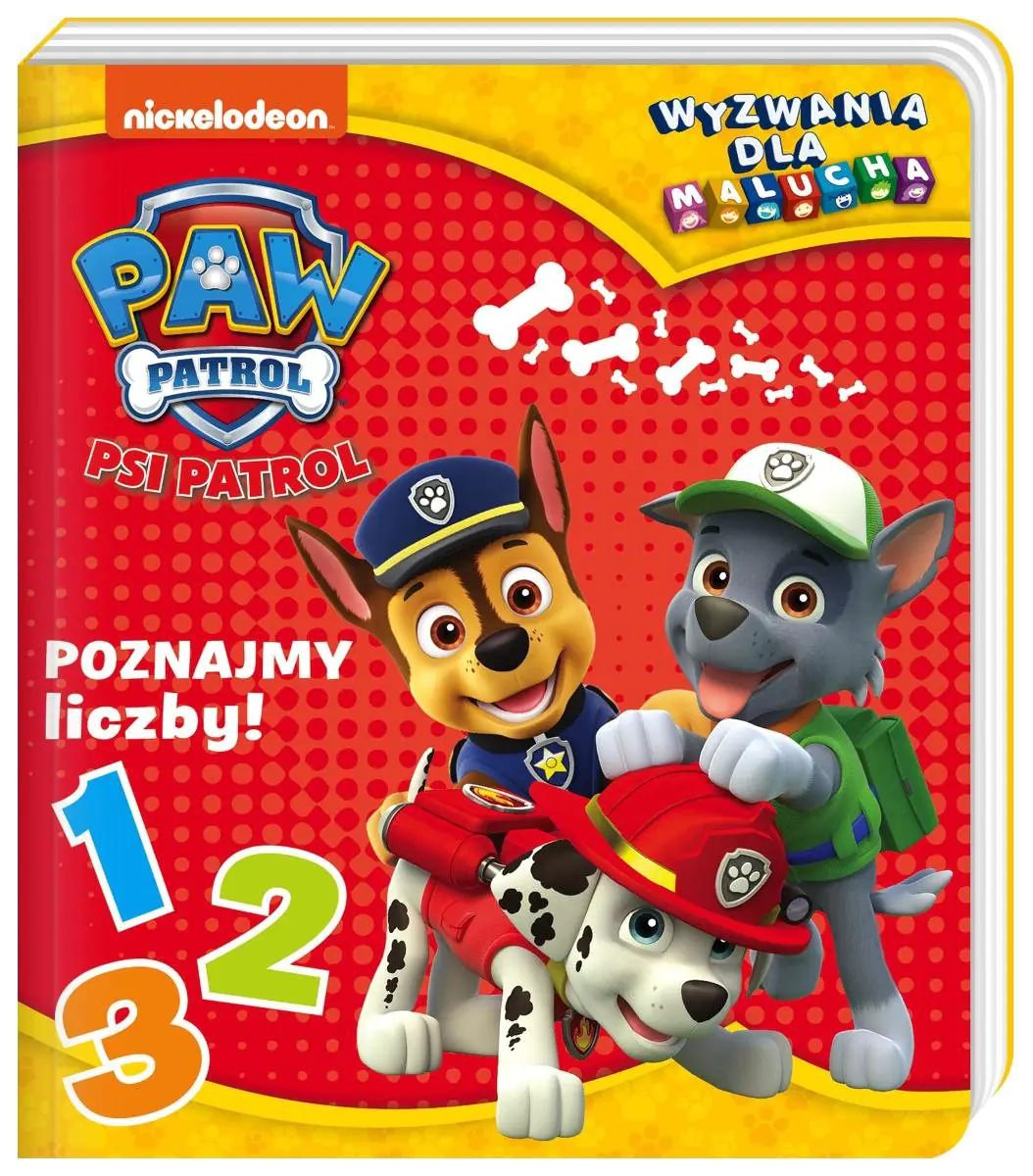 Książka - Psi Patrol. Wyzwania dla malucha. Poznajmy liczby!