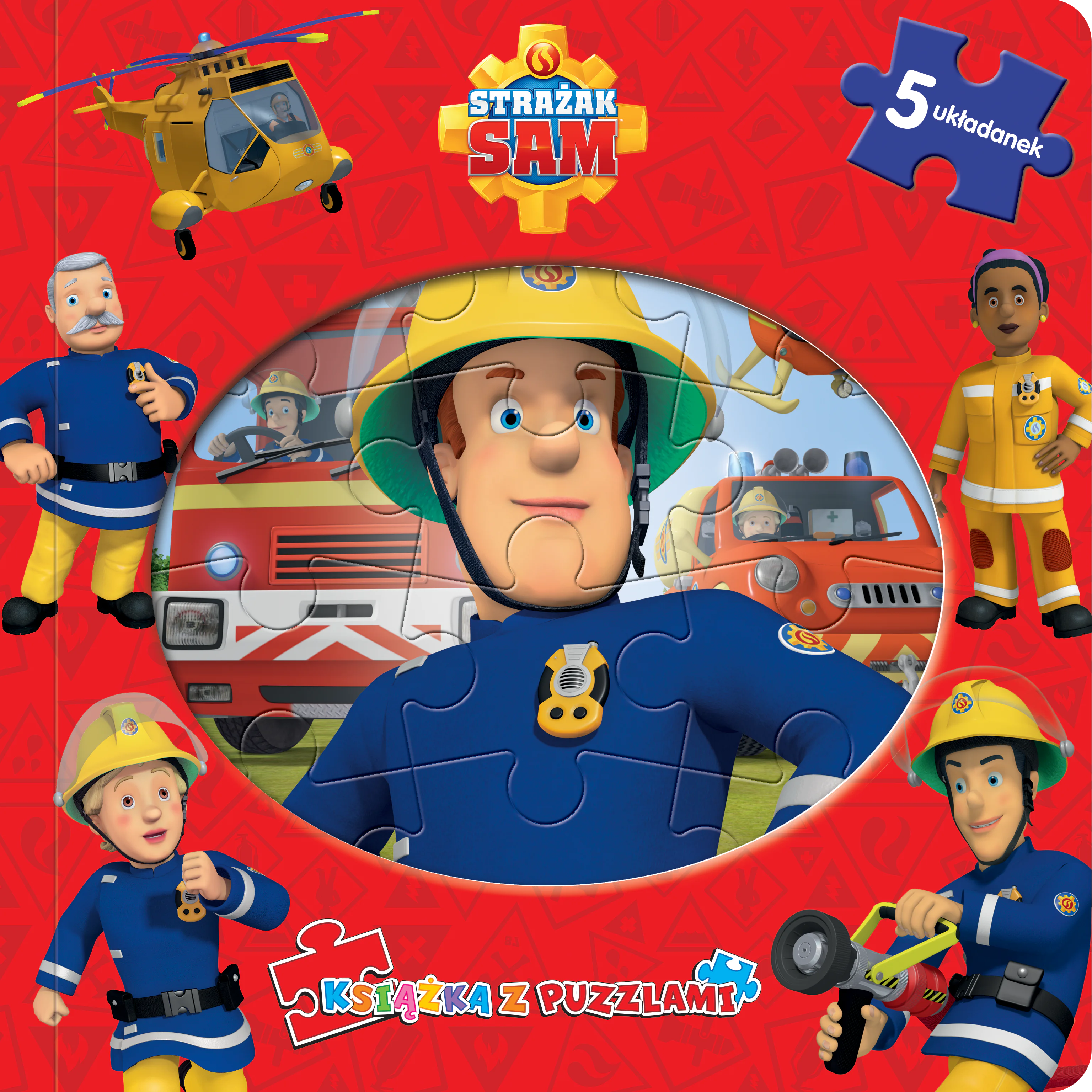 Książka - Strażak Sam Książka z Puzzlami