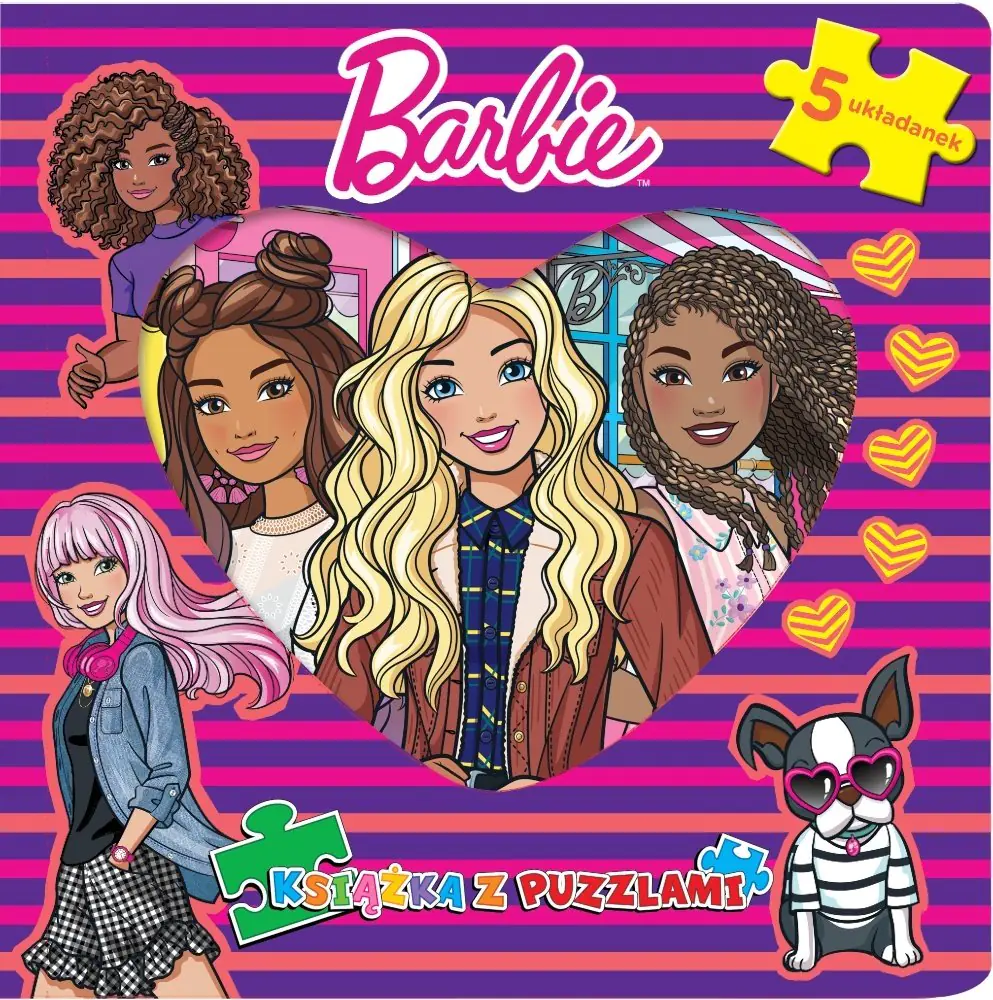 Książka - Barbie Książka z Puzzlami