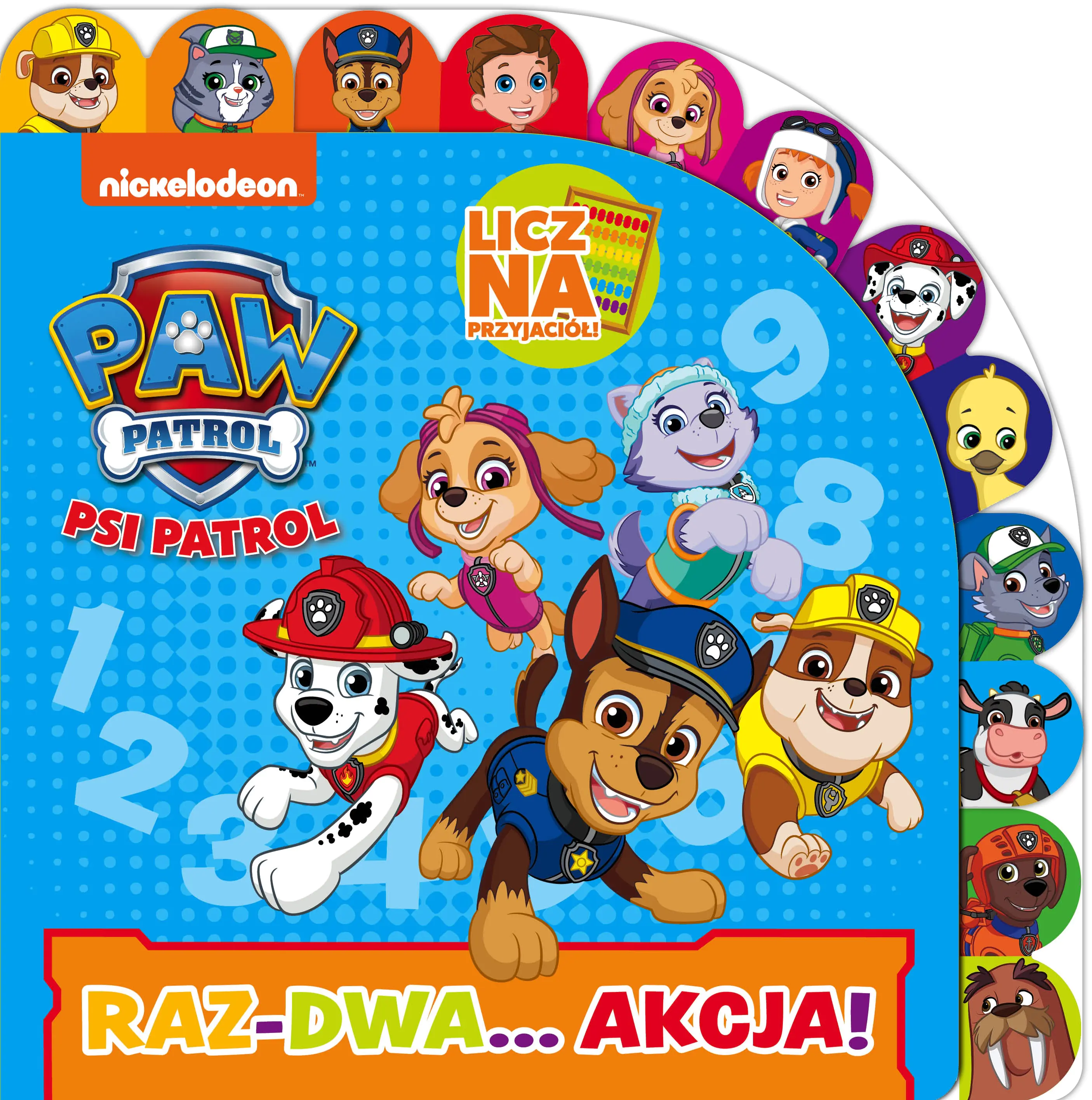 Książka - Psi Patrol. Licz na przyjaciół. Raz-dwa… akcja!