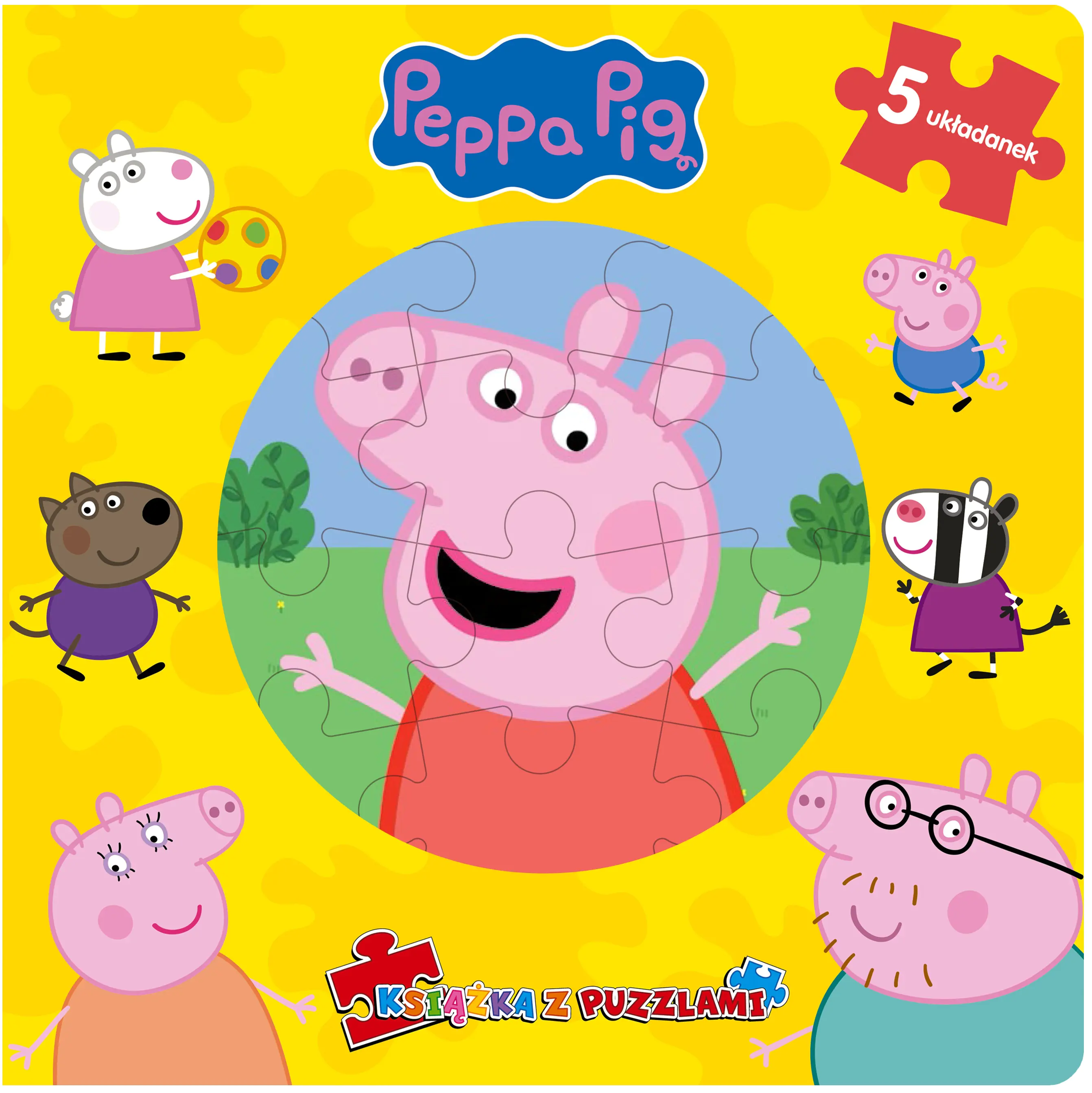 Książka - Peppa Pig. Książka z puzzlami.
