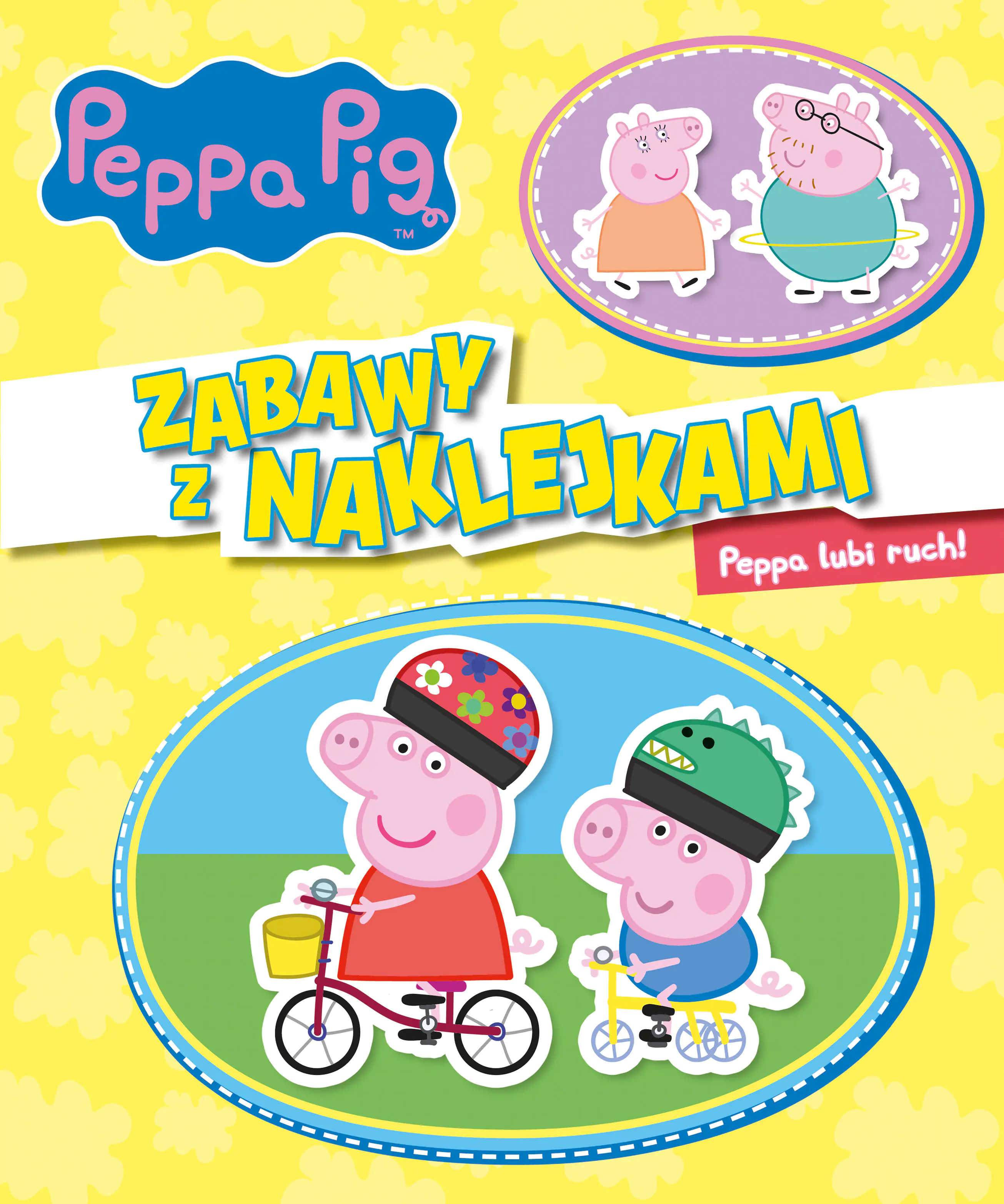 Książka - Peppa Pig Świnka Peppa Zabawy z Naklejkami