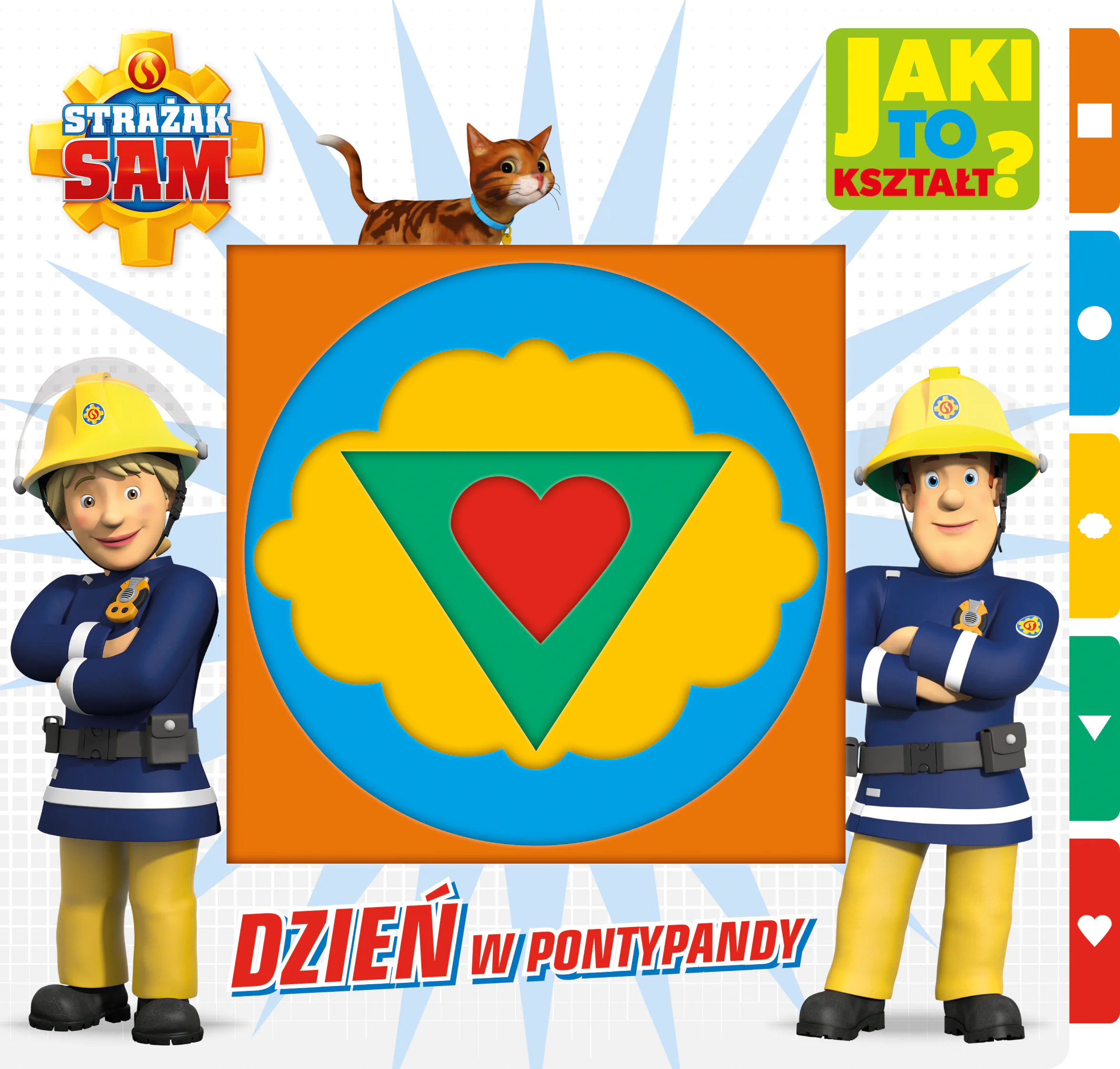 Książka - Dzień w Pontypandy. Jaki to kształt? Strażak Sam