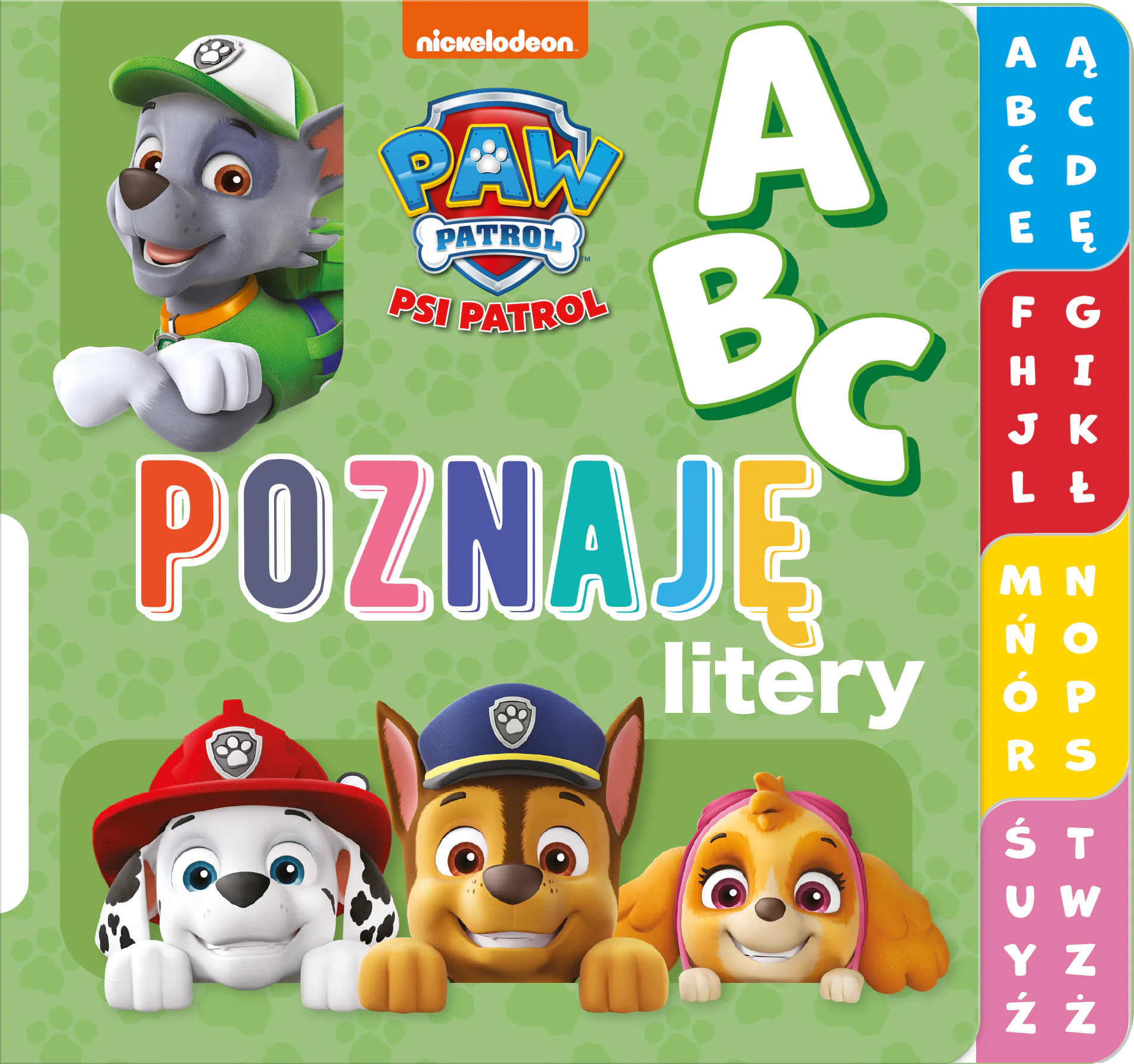 Książka - Poznaję… Litery. Psi Patrol