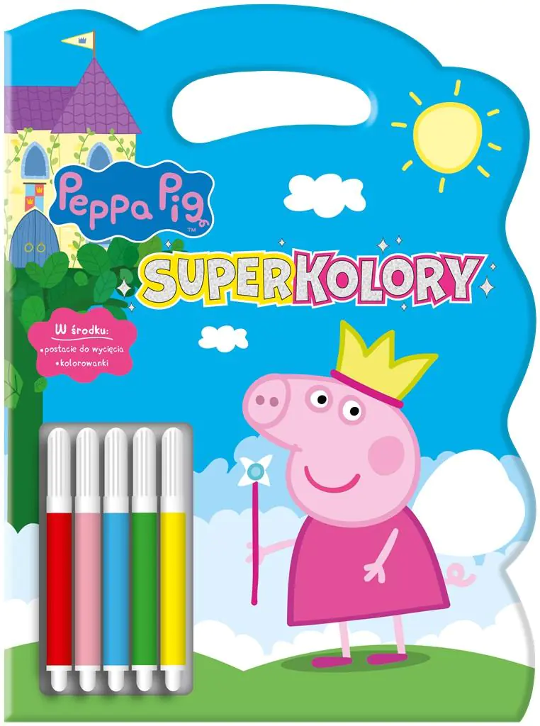 Książka - Peppa Pig Świnka Peppa Super Kolory