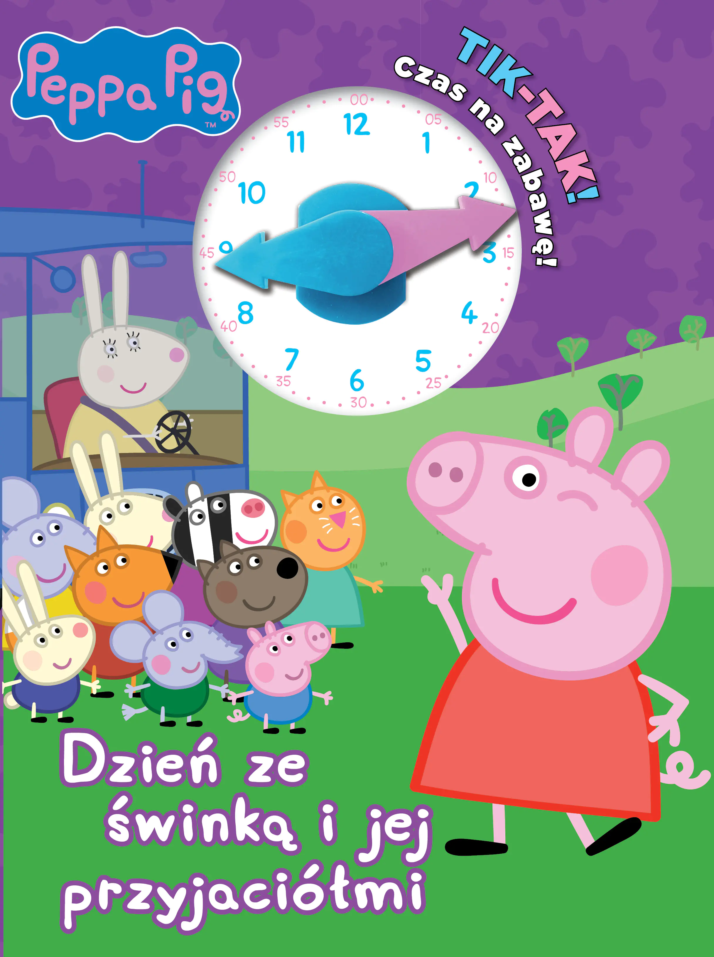 Książka - Peppa Pig Świnka Peppa Tik-Tak! Czas na Zabawę!