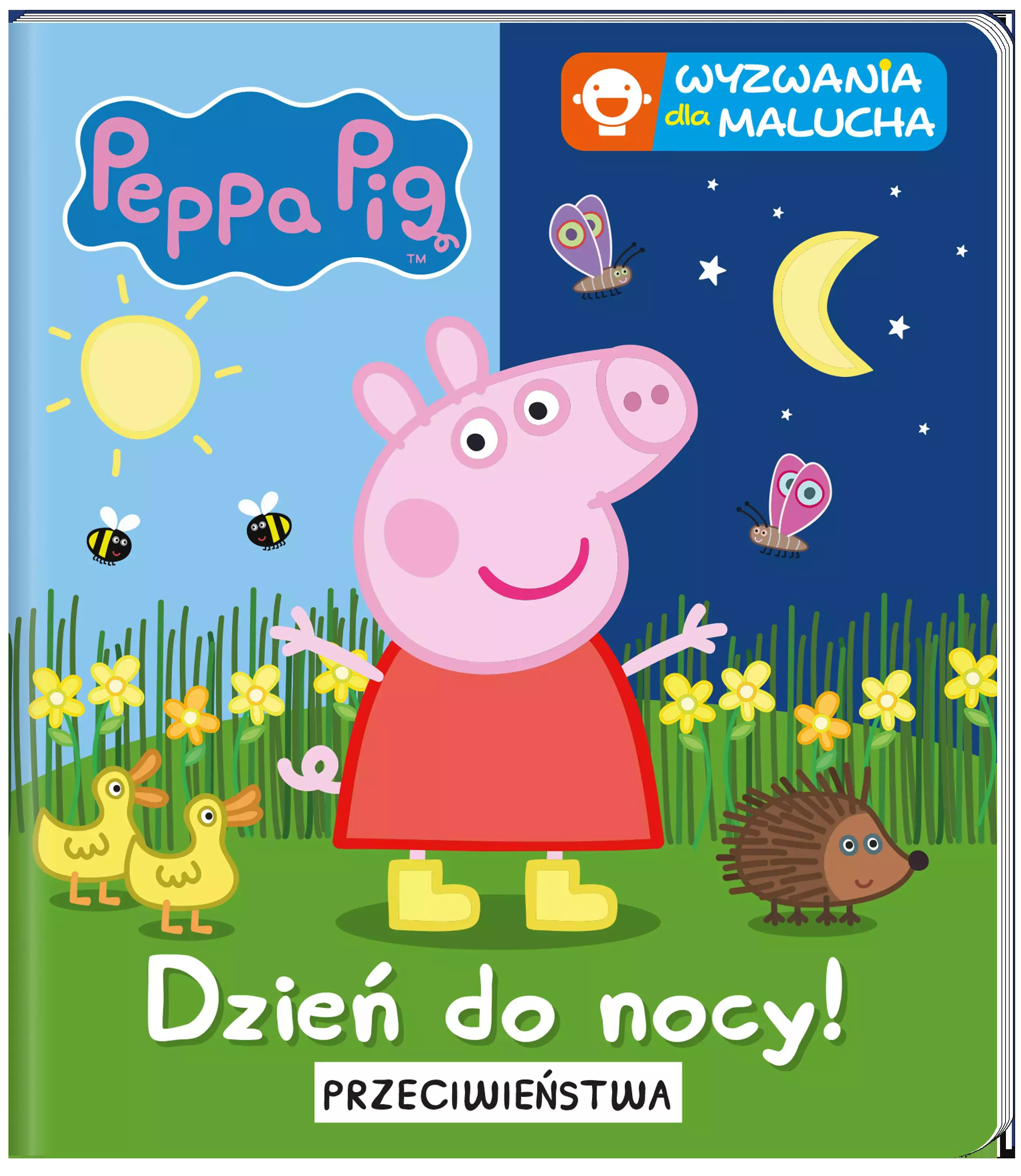 Książka - Peppa Pig. Wyzwania dla malucha. Dzień do nocy