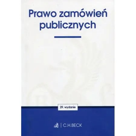 Książka - Prawo zamówień publicznych WYD.29/2019