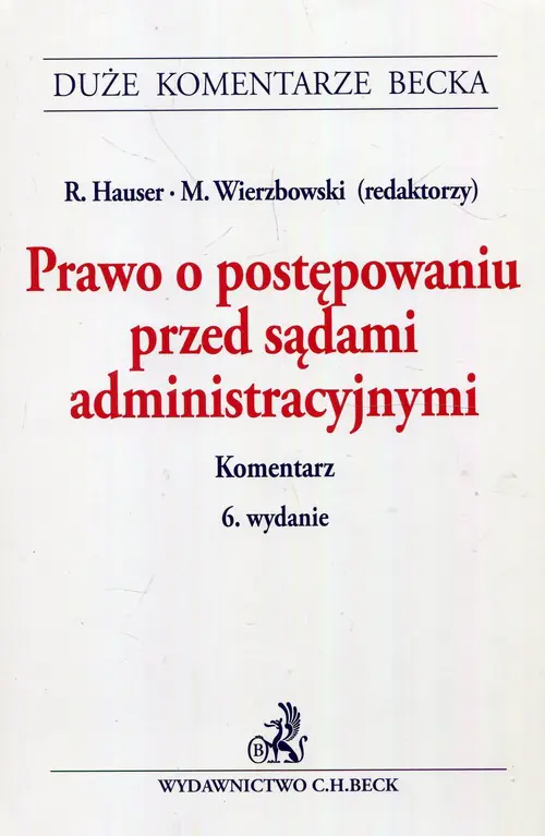 Książka - Prawo o postępowaniu przed sądami administracyjnymi