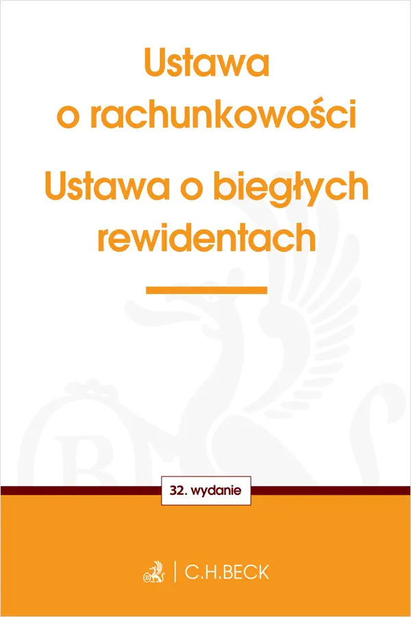 Książka - Ustawa o rachunkowości. Ustawa o biegłych rewidentach