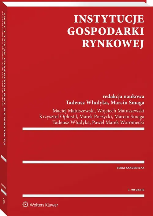 Książka - Instytucje gospodarki rynkowej