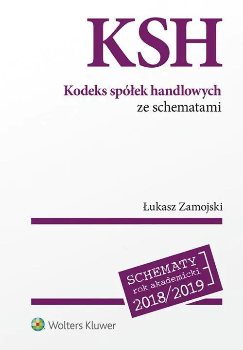 Książka - Kodeks spółek handlowych ze schematami