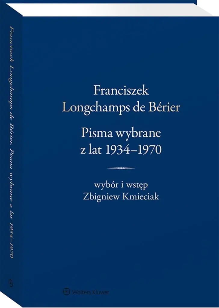 Książka - Franciszek Longchamps de Brier