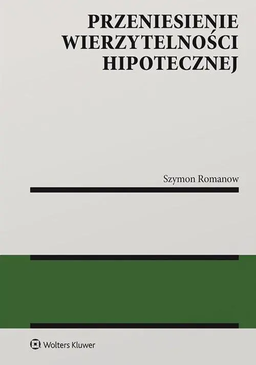 Książka - Przeniesienie wierzytelności hipotecznej