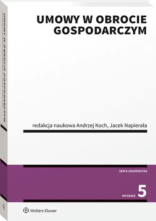 Książka - Umowy w obrocie gospodarczym