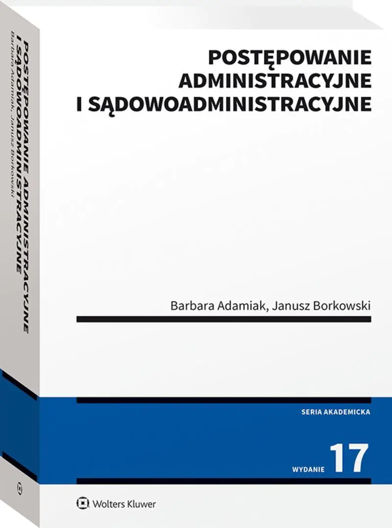 Książka - Postępowanie administracyjne i sądowoadministracyjne