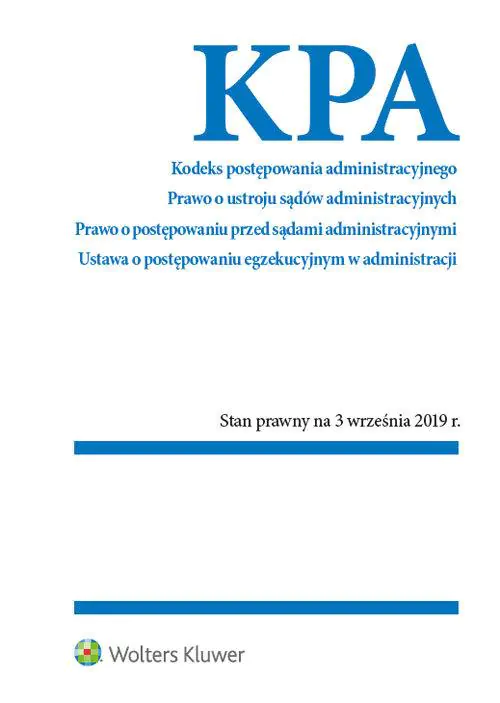 Książka - Kodeks postępowania administracyjnego