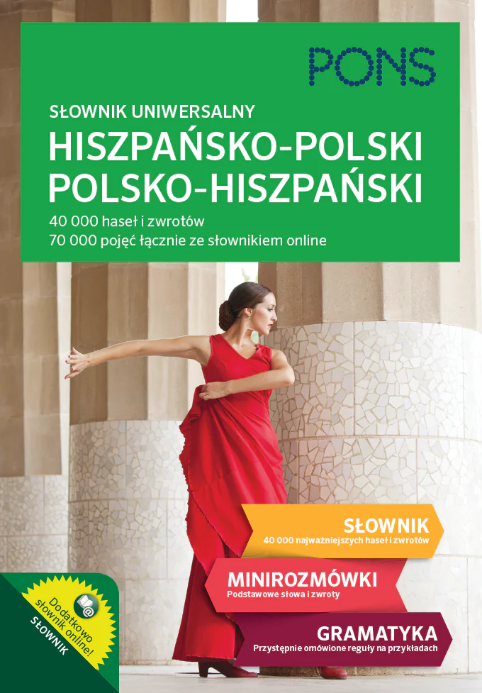 Książka - Słownik Uniwersalny hiszpańsko polski, polsko-hiszpański