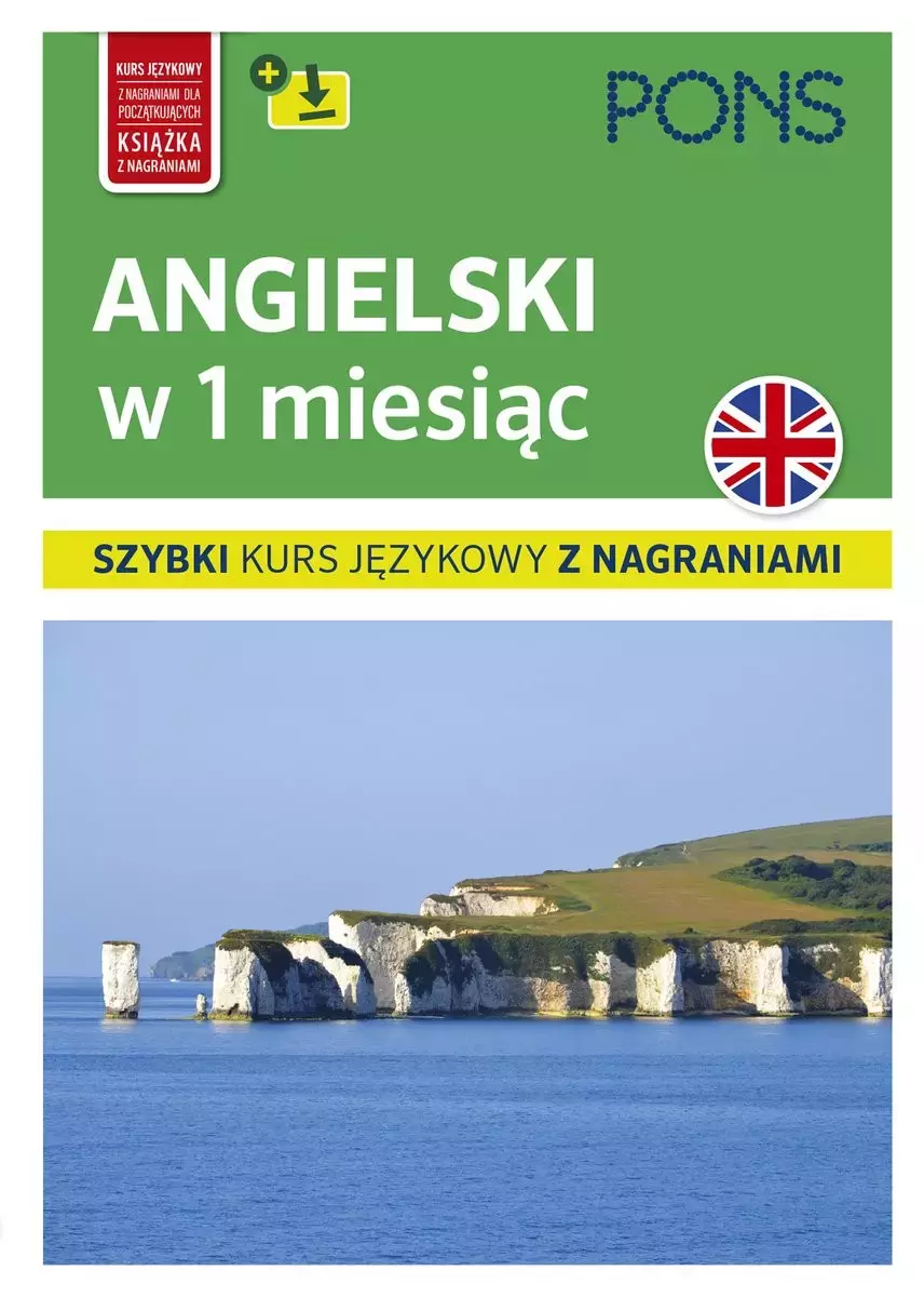 Książka - Pons. Angielski w 1 miesiąc. Szybki kurs językowy z nagraniami