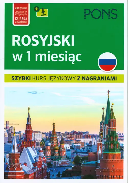 Książka - Rosyjski w 1 miesiąc. Szybki kurs językowy z nagraniami + mp3