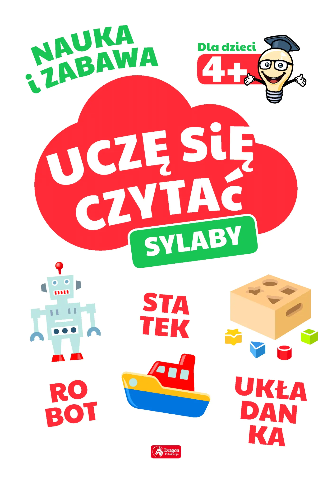 Książka - Sylaby. Uczę się czytać. Nauka i zabawa