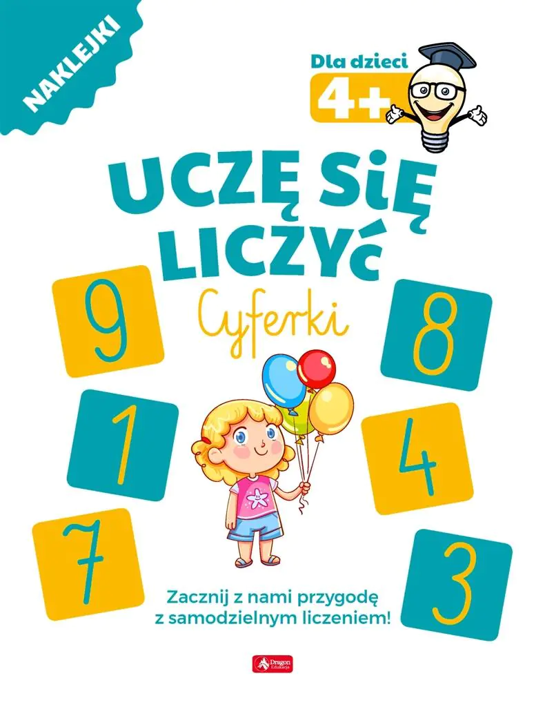 Książka - Cyferki. Uczę się liczyć. Naklejki