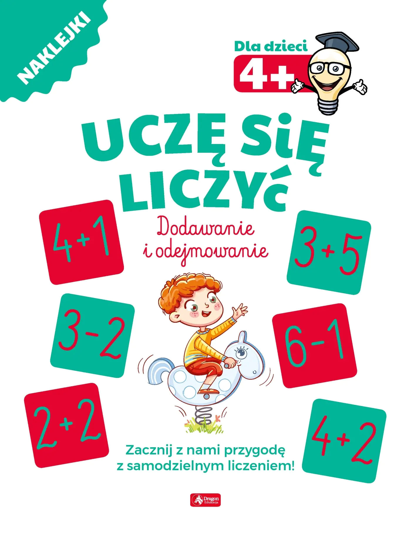 Książka - Dodawanie i odejmowanie. Uczę się liczyć. Naklejki