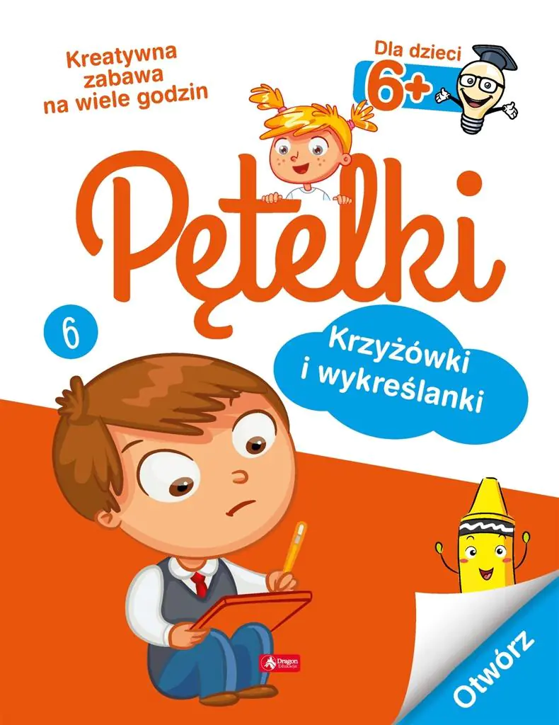 Książka - Pętelki. Krzyżówki i wykreślanki